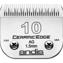 Andis Pet #10 CeramicEdge Blade Set, 1/16-Inch – 1.5 mm (64315)