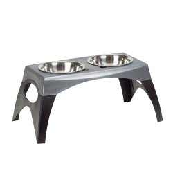 Bergan Elevated Double Bowl Feeder, X-Large