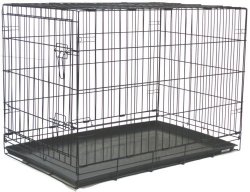 Brand New Folding Dog Cat Kennel Crate Cage 48″