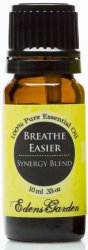 Breathe Easier Synergy Blend Essential Oil- 10 ml (Peppermint, Rosemary, Lemon & Eucalyptus)