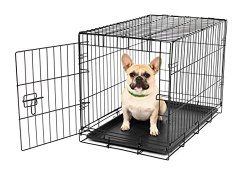 Carlson Secure and Compact Single Door Metal Dog Crate, Small