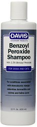 Davis Benzoyl Peroxide Pet Shampoo, 12-Ounce