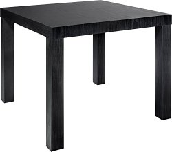 DHP Parsons Modern End Table, Black Wood Grain