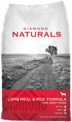 Diamond Naturals Dry Food for Adult Dogs, Lamb and Rice Formula, 40 Pound Bag