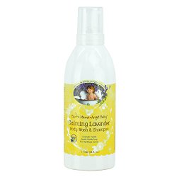 Earth Mama Angel Baby Organic Shampoo and Body Wash, Lavender, 34 Fluid Ounce
