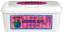Earthbath All Natural Puppy Grooming Wipes, 100 Wipes