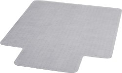Flash Furniture MAT-CM11113FD-GG 36-Inch by 48-Inch Carpet Chairmat with Lip, Clear