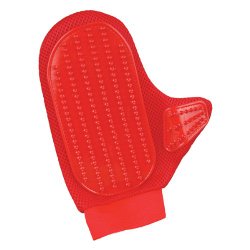Four Paws Magic Coat Red Love Glove Dog Grooming Mitt
