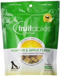 Fruitables Pumpkin & Apple Crunchy Dog Treats 1-7 oz Pouch