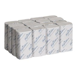 Georgia-Pacific Signature 21000 White 2-Ply Premium Multifold Paper Towel, 9.4″ Length x 9.2″ Width (Case of 16 Packs, 125 per Pack)