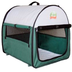 Go Pet Club Soft Crate for Pets, 24-Inch, Green