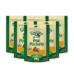 Greenies 6-Pack 7.9-Ounce Dog Treat with Pill Pocket,  Chicken