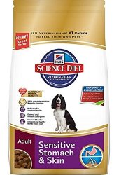 Hill’s Science Diet Adult Sensitive Stomach & Skin Dry Dog Food, 30-Pound Bag