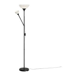 Ikea 701.451.32 Not Floor uplight/reading lamp, black, white
