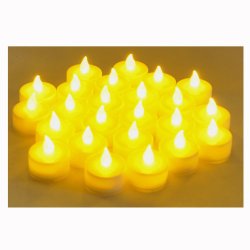 Instapark® LCL Series Battery-powered Flameless LED Tealight Candles (2-Dozen Pack)