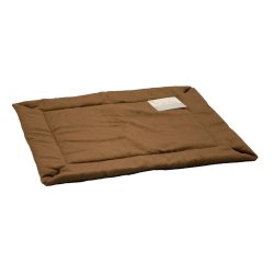 K&H Manufacturing Self-Warming Crate Pad Mocha 14-Inch by 22-Inch