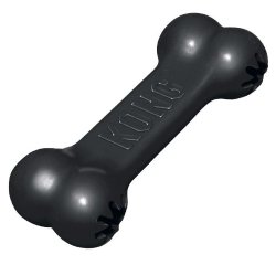 KONG Extreme Goodie Bone Dog Toy, Medium, Black
