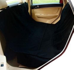 Krunco Waterproof Hammock Pet Seat Cover – Non-slip, Extra Side Flaps, Machine Washable