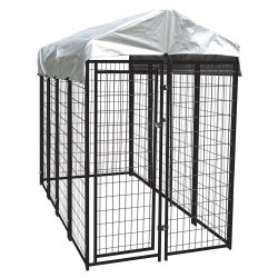 Lucky Dog 6’Hx4’Wx8’L Uptown Welded Wire Kennel