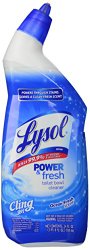 Lysol Cling Gel Toilet Bowl Cleaner, Ocean Scent, 24 Ounce (Pack of 4)