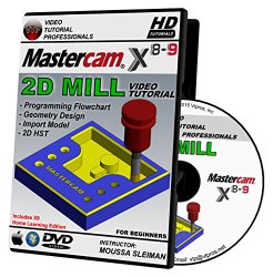 Mastercam X8-X9 2D MILL Video Tutorial HD DVD