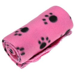 MECO(TM) Pet Dog Cat Blanket Mat Bed with Paw Prints Free Shipping