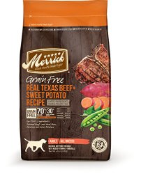 Merrick Grain Free Real Texas Beef and Sweet Potato – 25lb