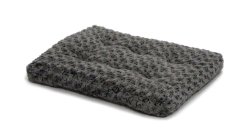 Midwest Quiet Time Pet Bed Deluxe Gray Ombre Swirl 23″ x 18″