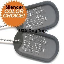 Military Dog Tags Dull Current Issue