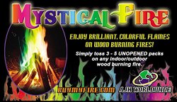 Mystical Fire Campfire Fireplace Colorant Packets 12 Pack