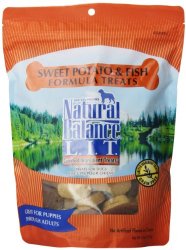 Natural Balance Sweet Potato and Fish Formula Dog Treats, 14-Ounce Bag