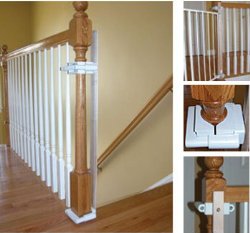 No Hole Stairway Baby Gate Mounting Kit By Safety Innovations