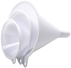 Norpro 243 3-Piece Plastic Funnel Set