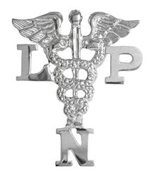 NursingPin – Licensed Practical Nurse LPN Graduation Nursing Pin in Sterling Silver