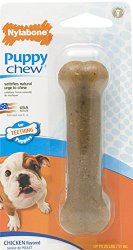 Nylabone Just for Puppies regular Chicken Flavored Bone Puppy Dog Teething Chew Toy