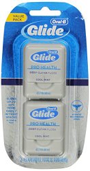 Oral-B Glide Pro-Health Deep Clean Cool Mint Flavor Floss Twin Pack