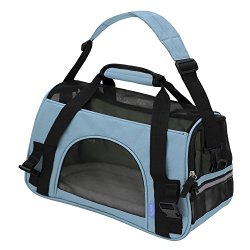 OxGord Pet Carrier Soft Sided Cat / Dog Comfort “FAA Airline Approved” Travel Tote Bag – 2015 Newly Designed