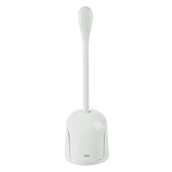 OXO Good Grips Compact Toilet Brush and Canister, White