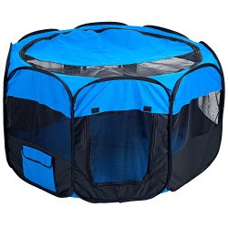 PAW Pet Pop-Up Playpen Deluxe with Canvas Carrying Bag