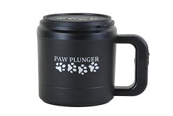 Paw Plunger for Dogs, Medium – Black