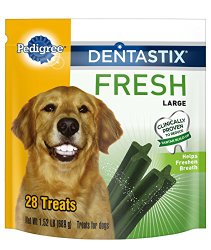 Pedigree Dentastix Fresh Oral Care Treats for Dogs, Large, 1.52-Pound