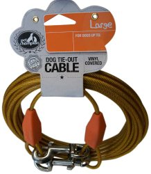 Pet Champion Large Tie Out Cable for Dogs Up to 90-Pound