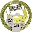 Pet Champion Small Tie Out Cable for Dogs Up to 35-Pound