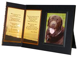 Pet Lover Remembrance Gift, “When Tomorrow Starts Without Me” Poem, Memorial Pet Loss Picture Frame