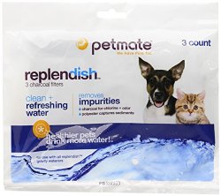 Petmate Replendish Charcoal Replacement Filters, 3-Pack