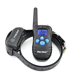 Petrainer 330 Yards Remote Training E-collar Pet998dbb Rechargeable and Waterproof Dog Training Collar Electronic Electric Collar