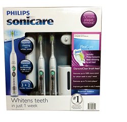 Philips Sonicare Flexcare Rechargeable Sonic Toothbrush Premium Edition 2 pack bundle