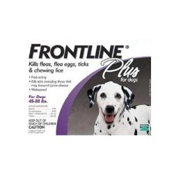 Plus Flea & Tick Medication For Dogs Supply Size: 6 Month Supply, Pet Weight: 45 to 88 lbs