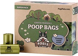 Pogi’s Poop Bags – 30 Rolls (450 Bags) – Large, Earth-Friendly, Scented, Leak-Proof Pet Waste Bags