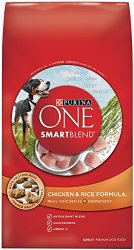 Purina ONE SmartBlend Dry Dog Food, Chicken & Rice Formula, 8-Pound Bag, Pack of 1